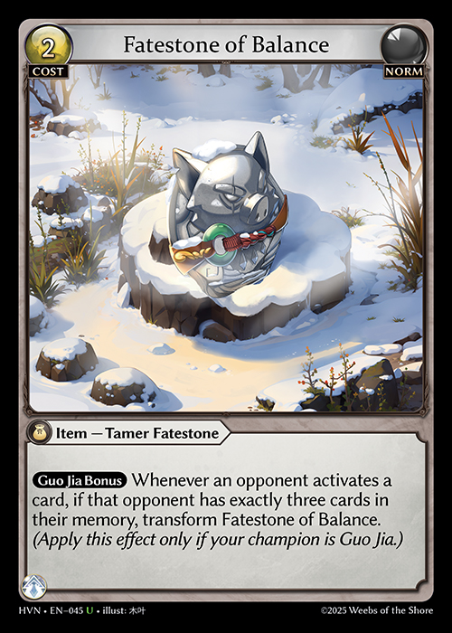 Fatestone of Balance