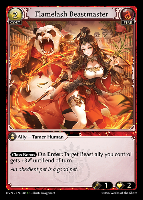 Flamelash Beastmaster