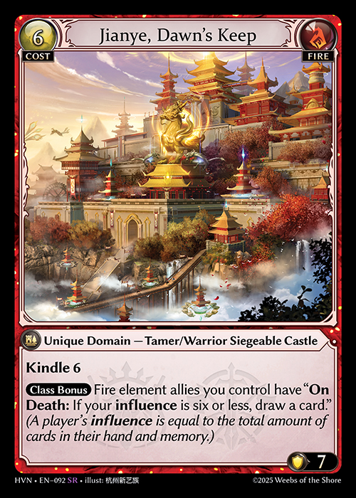 Jianye, Dawn's Keep