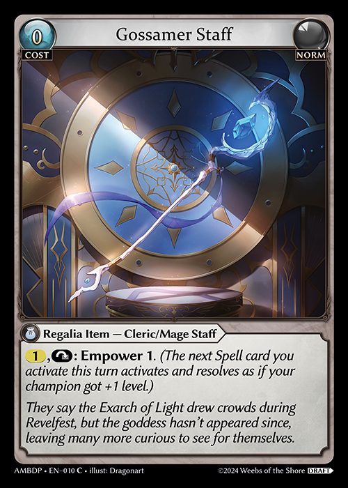 Gossamer Staff