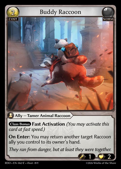 Buddy Raccoon