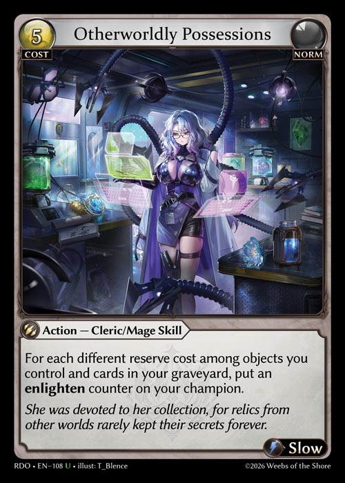 Otherworldly Possessions