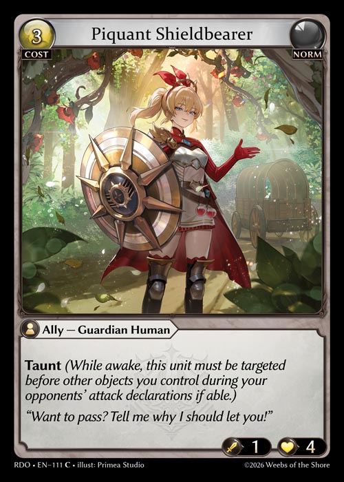 Piquant Shieldbearer