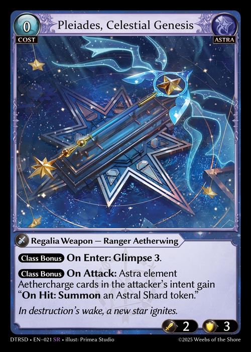 Pleiades, Celestial Genesis