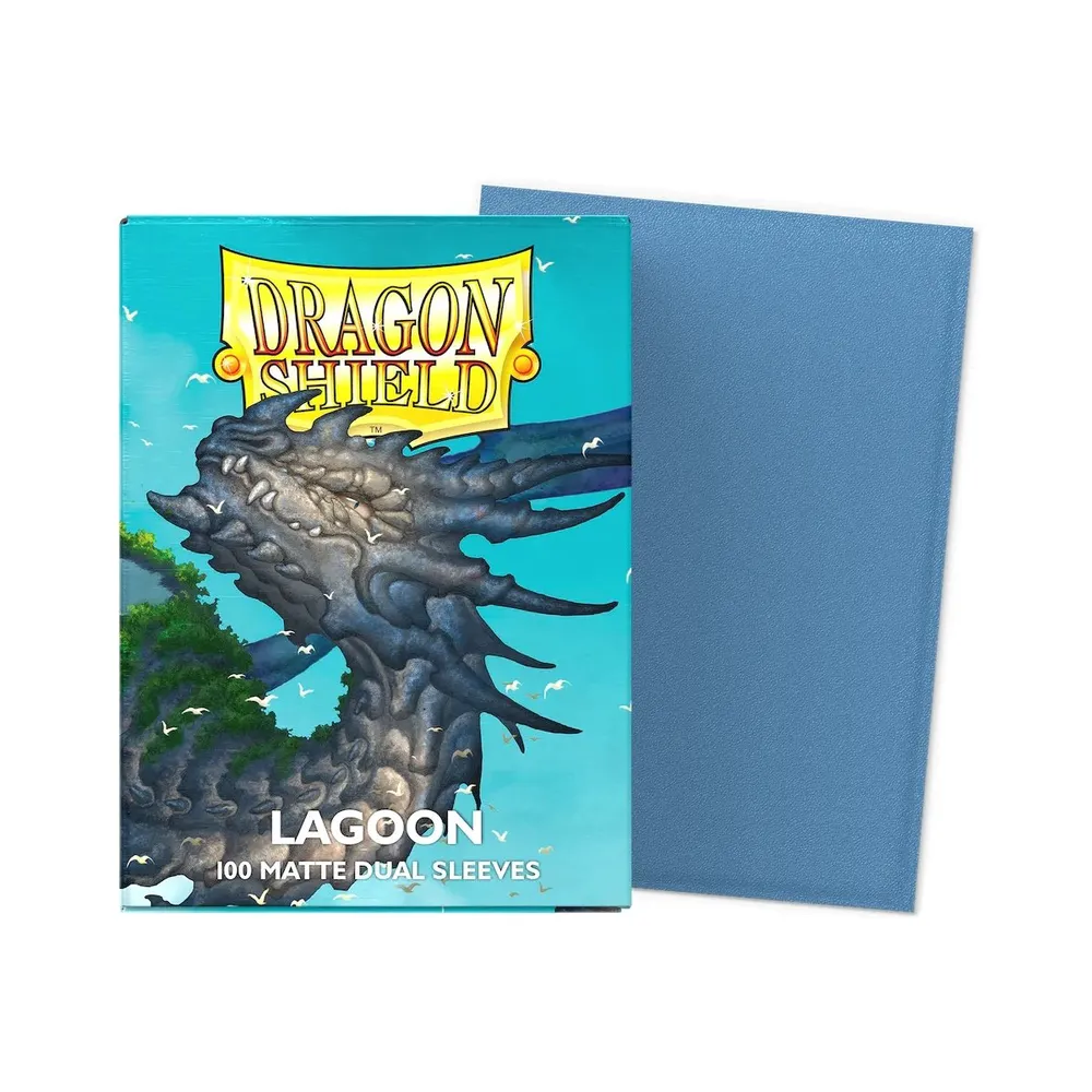 Dragon Shield - Standard Matte Dual Sleeves: Lagoon (100 Sleeves)