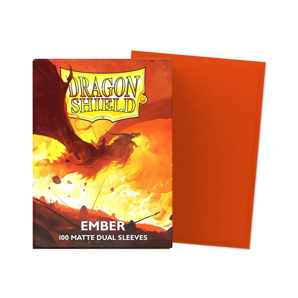 Dragon Shield - Standard Matte Dual Sleeves: Ember (100 Sleeves)