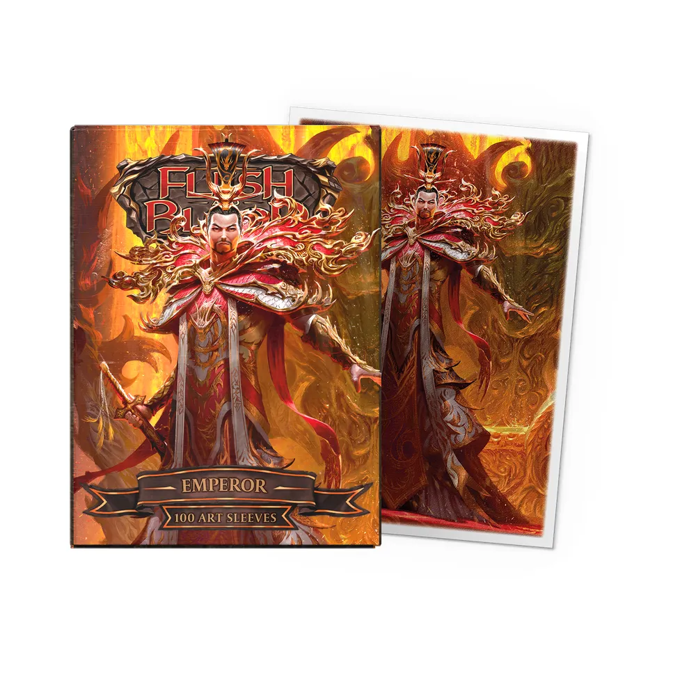 Dragon Shield - Standard Matte Licensed Art Sleeves: Flesh And Blood Emperor (100 Sleeves)