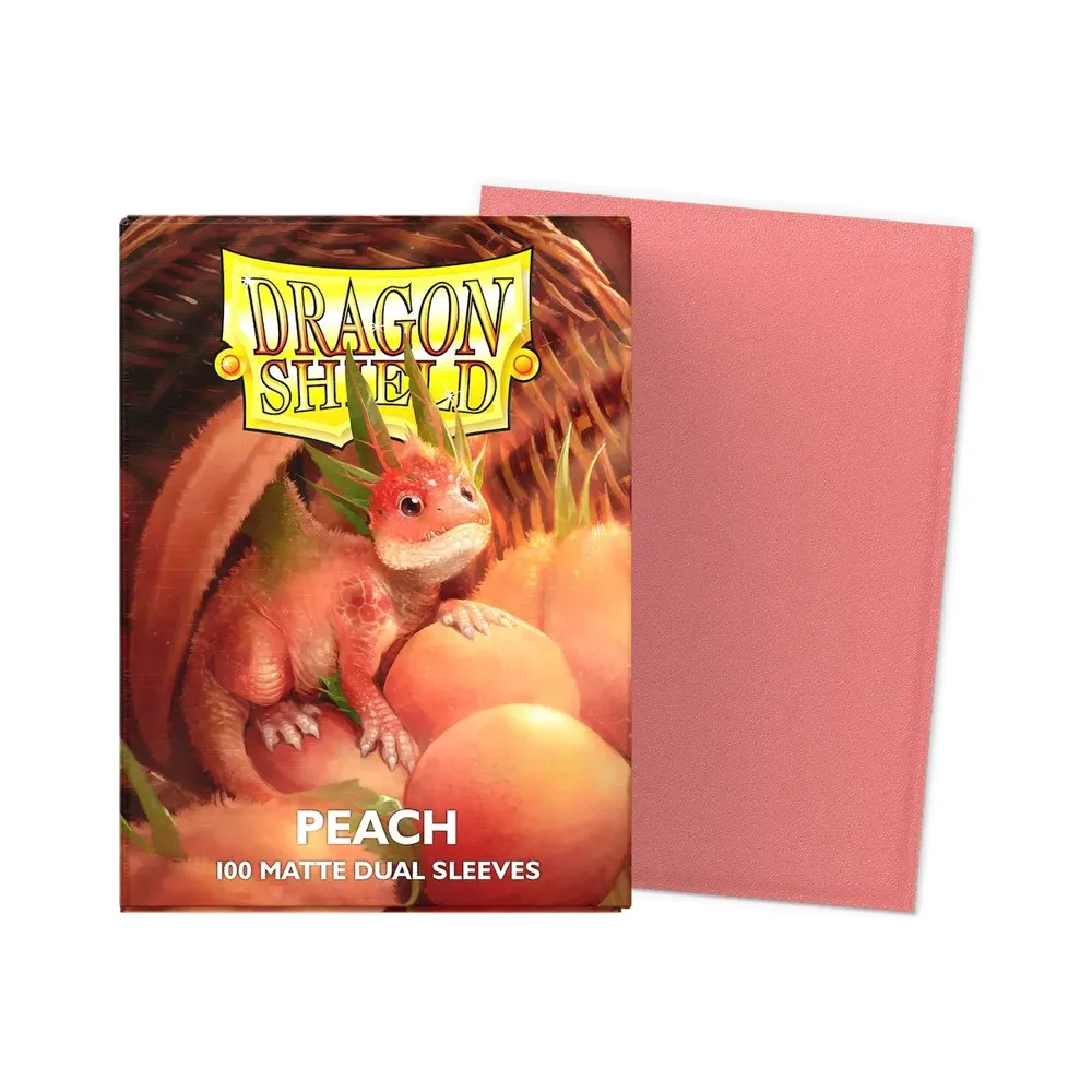 Dragon Shield - Standard Matte Daul Sleeves: Peach (100 Sleeves)