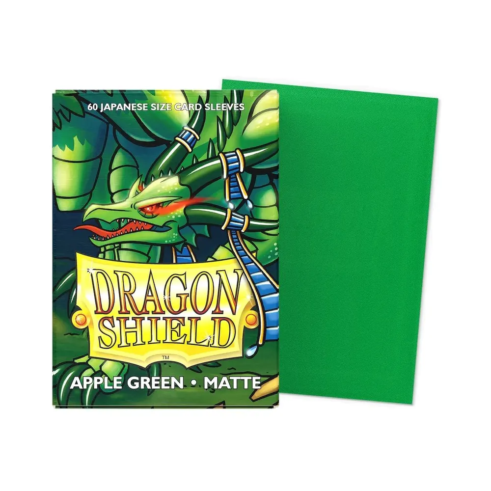 Dragon Shield - Japanese Matte Sleeves: Apple Green (60 Sleeves)