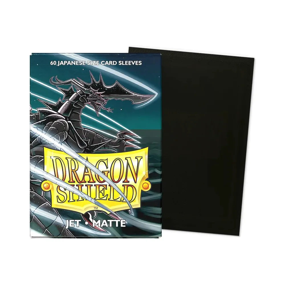 Dragon Shield - Japanese Matte Sleeves: Jet (60 Sleeves)