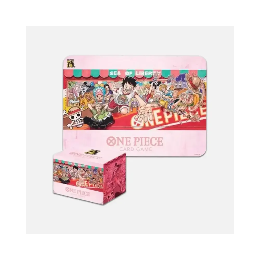 One Piece - Playmat and Card Case: 25th Edition