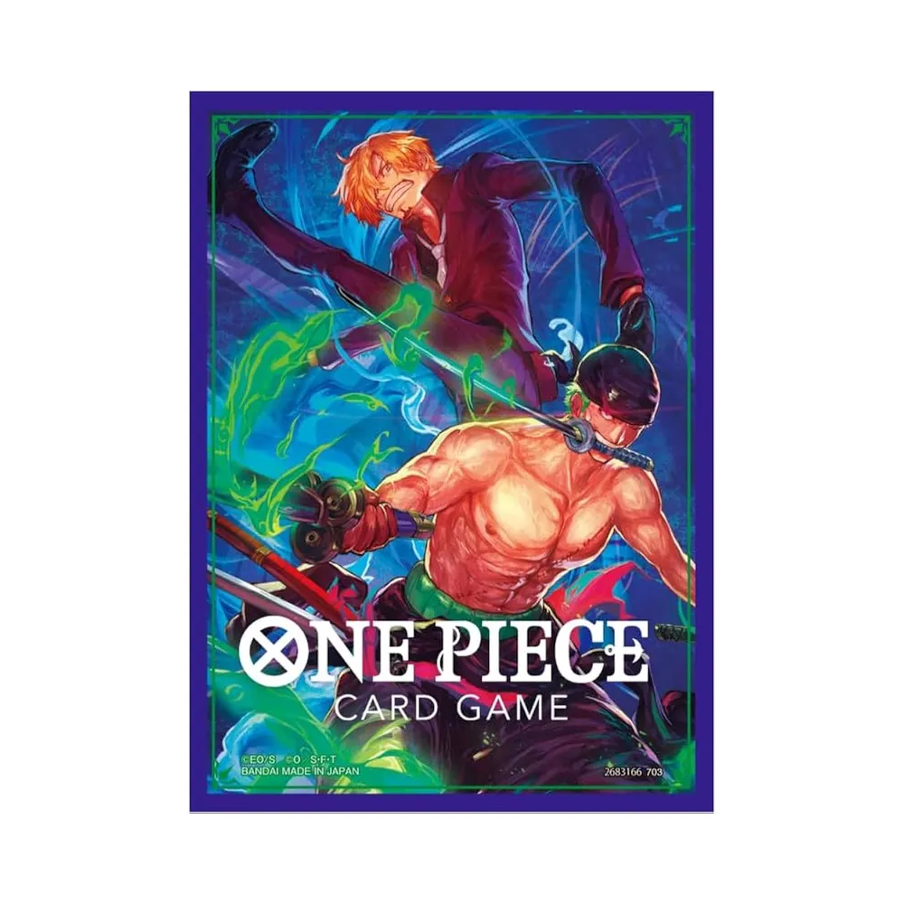 One Piece - Official Standard Size Sleeves: Zoro & Sanji (70 Sleeves)
