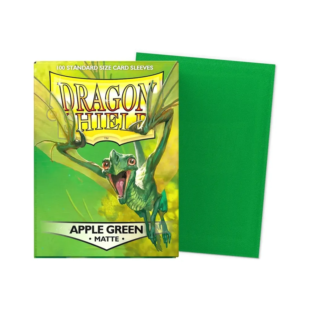 Dragon Shield - Standard Matte Sleeves: Apple Green (100 Sleeves)