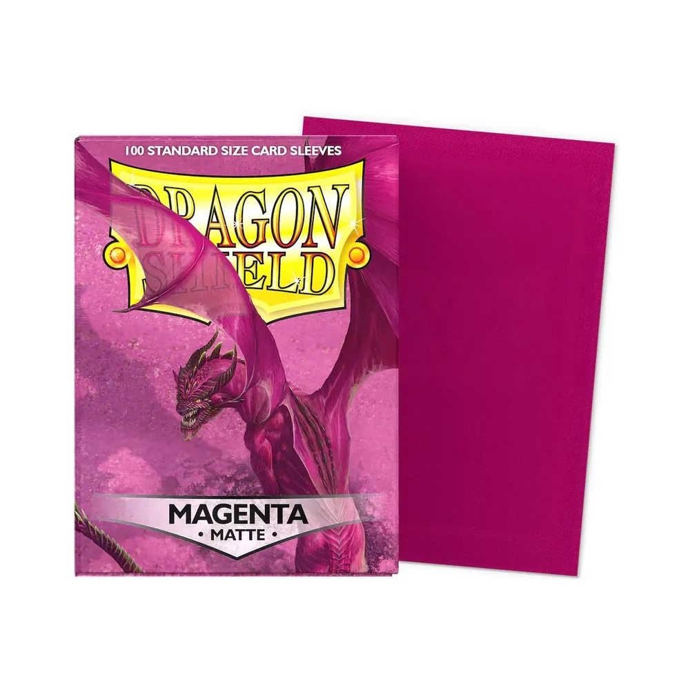 Dragon Shield - Standard Matte Sleeves: Magenta (100 Sleeves)