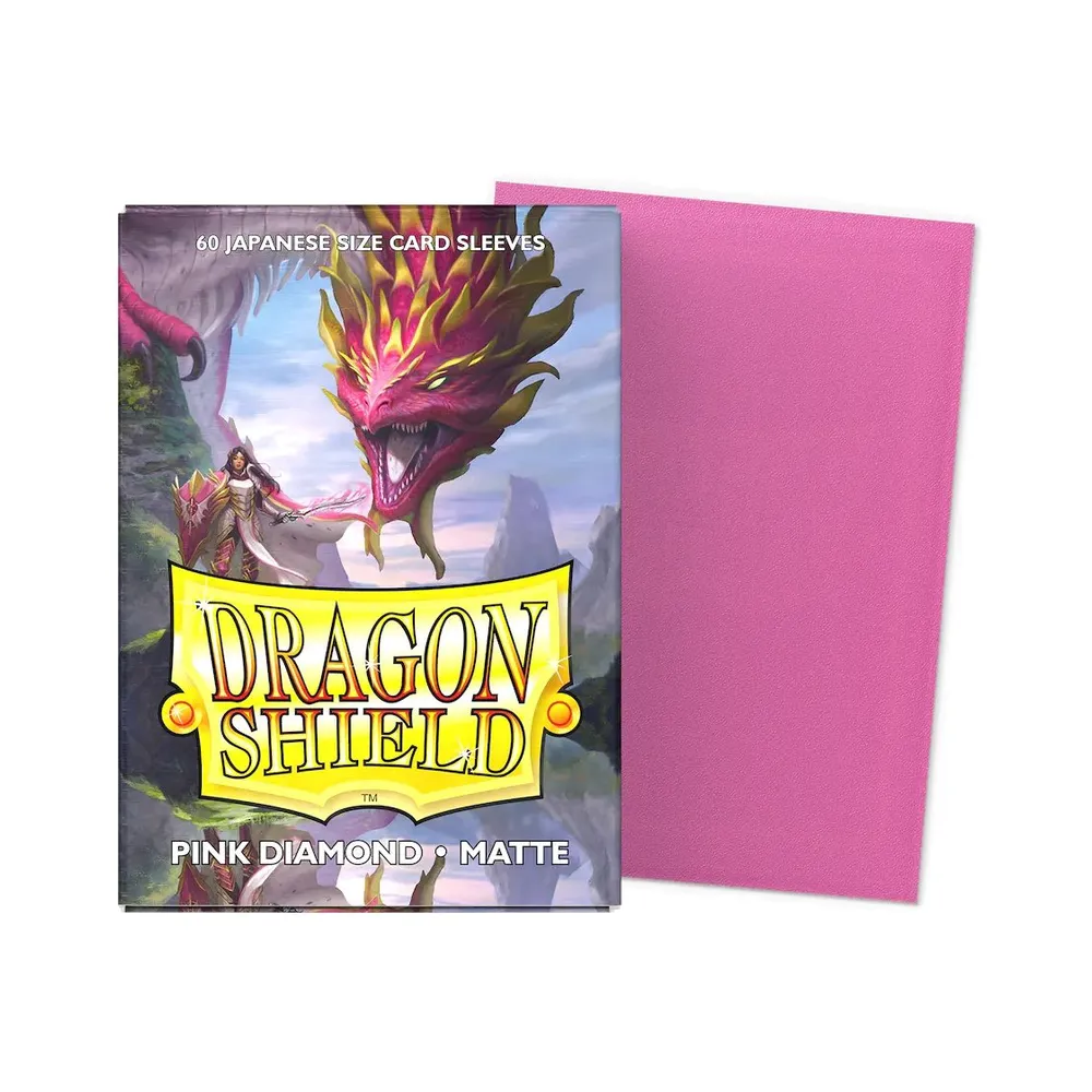 Dragon Shield - Japanese Matte Sleeves: Pink Diamond (60 Sleeves)