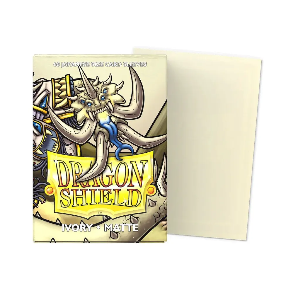 Dragon Shield - Japanese Matte Sleeves: Ivory (60 Sleeves)