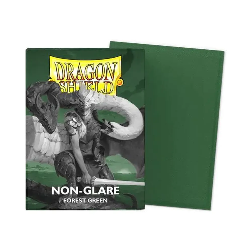Dragon Shield - Standard Matte Non-Glare Sleeves: Forest Green (100 Sleeves)