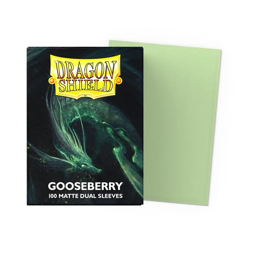 Dragon Shield - Standard Matte Dual Sleeves: Gooseberry (100 Sleeves)