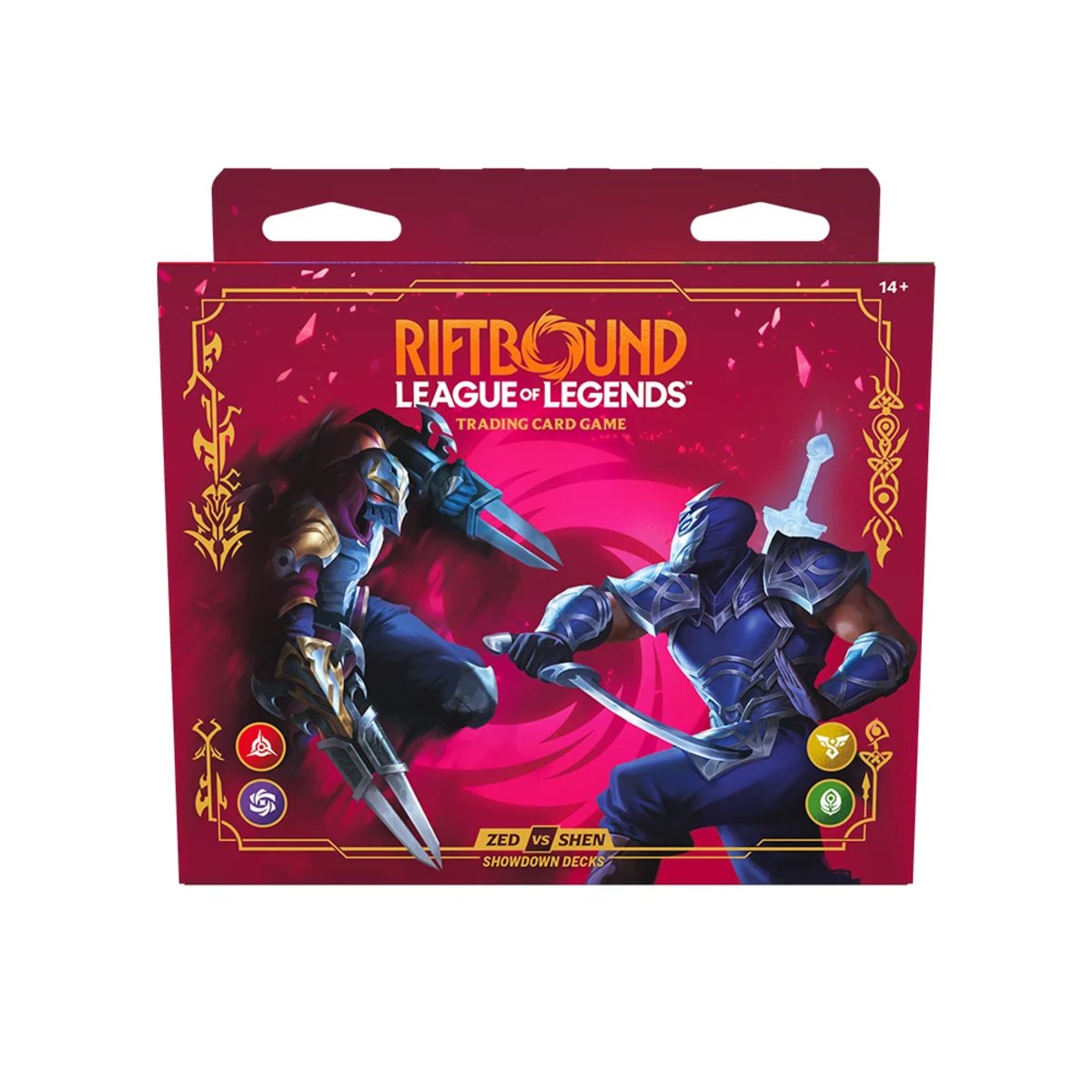 Riftbound: League of Legends TCG - Vendetta Champion Deck Showdown: Zed vs Shen Display