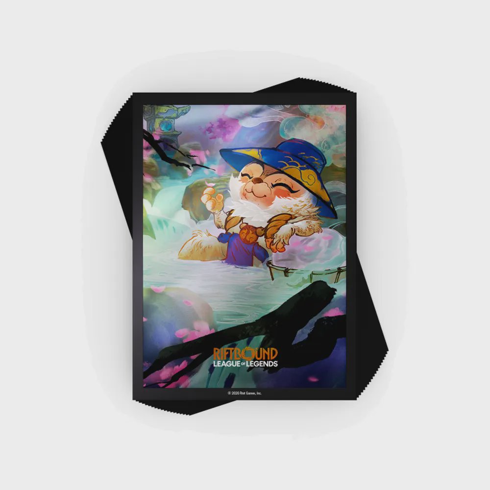 Riftbound - Spiritforged Art Sleeves: Spirit Blossom Teemo (100 Sleeves)