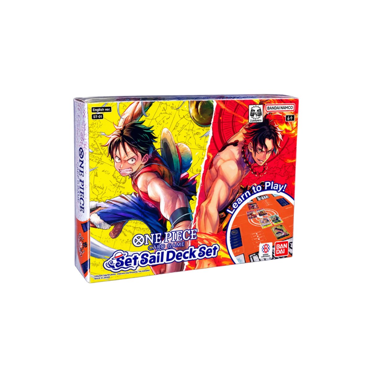 ONE PIECE CARD GAME SET SAIL DECK SET DISPLAY SD-01