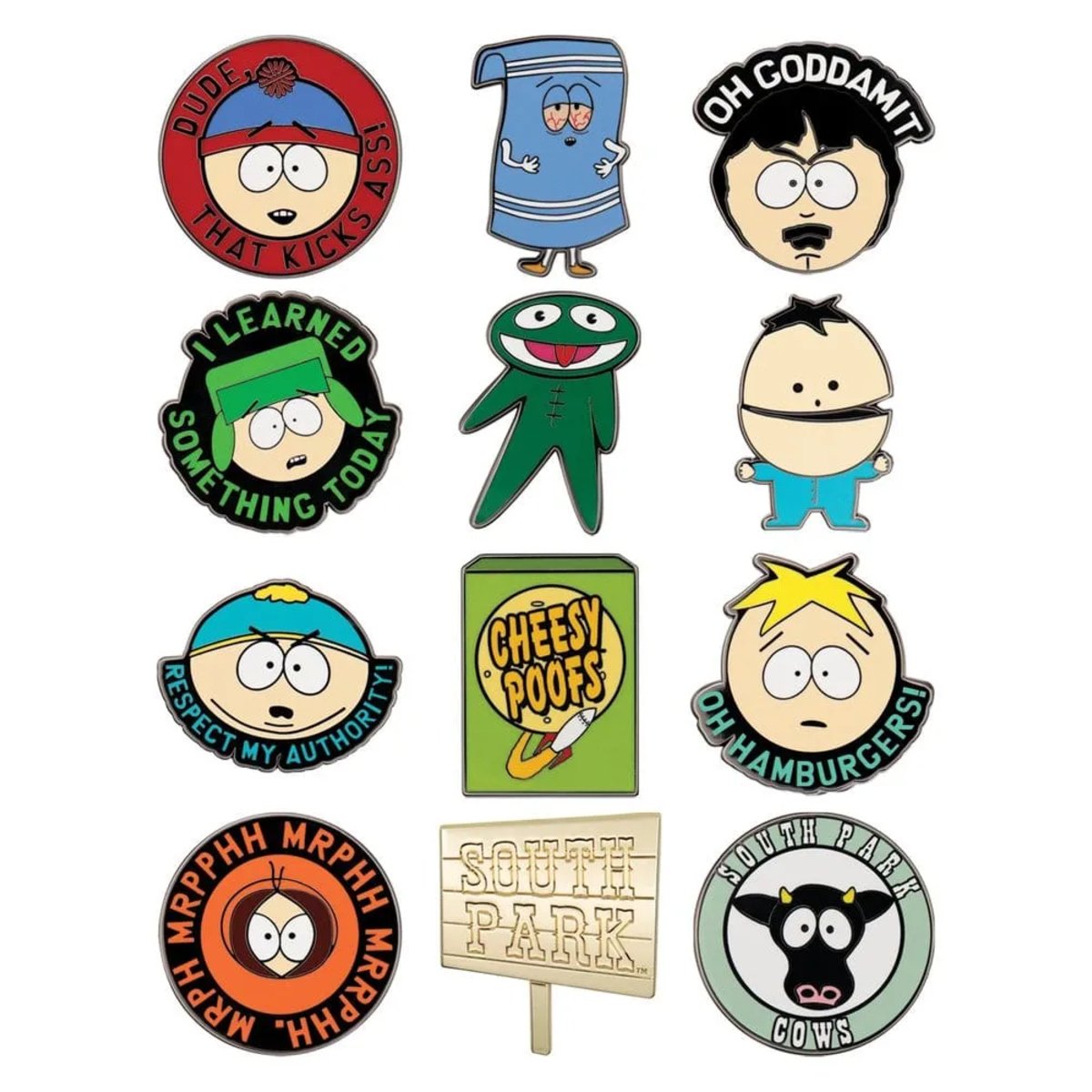 South Park Mystery Pin Badges