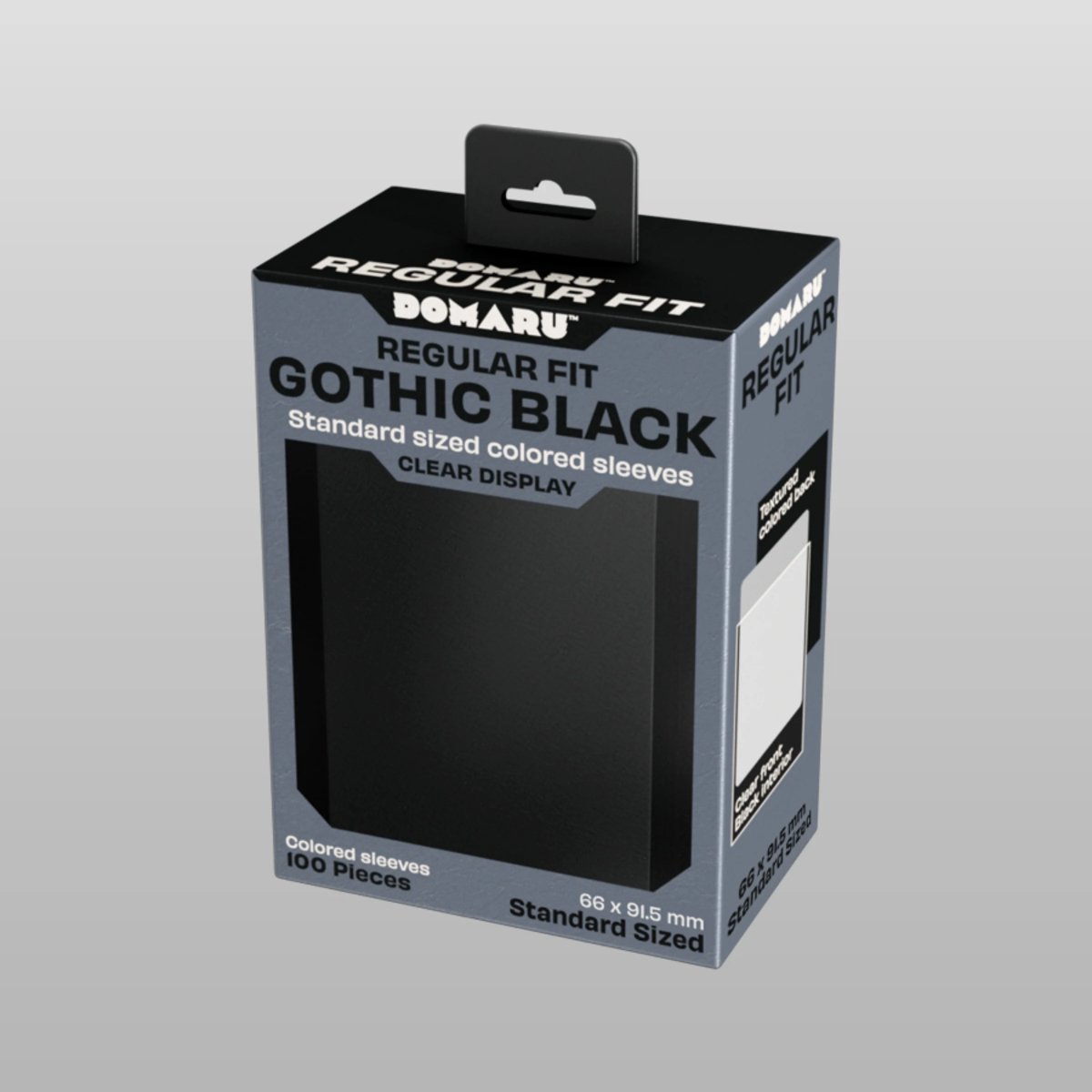 Gatherers' Tavern - DOMARU Regular Fit Standard Sleeves: Gothic Black (100 Sleeves)