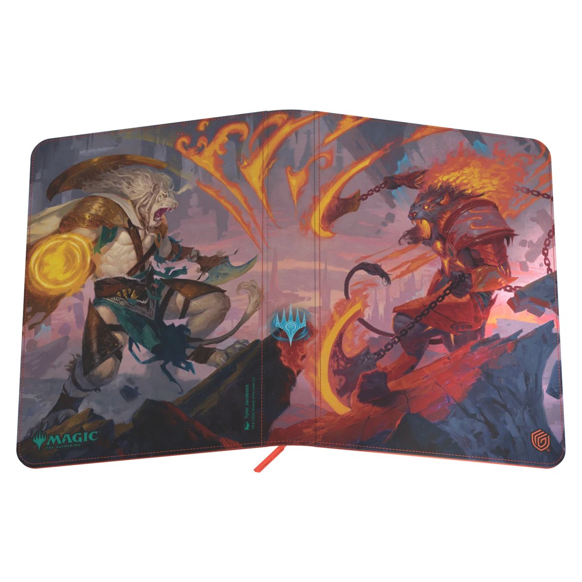 Ultimate Guard Zipfolio 360 Xenoskin Magic: The Gathering "Reality Fracture" - Ajani Resolute / Ajani Unrelenting