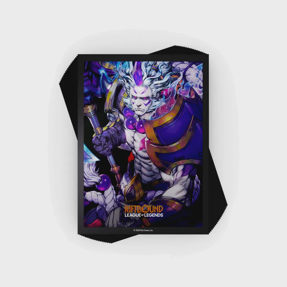 Riftbound - Spiritforged Art Sleeves: Spirit Blossom Darius (100 Sleeves)