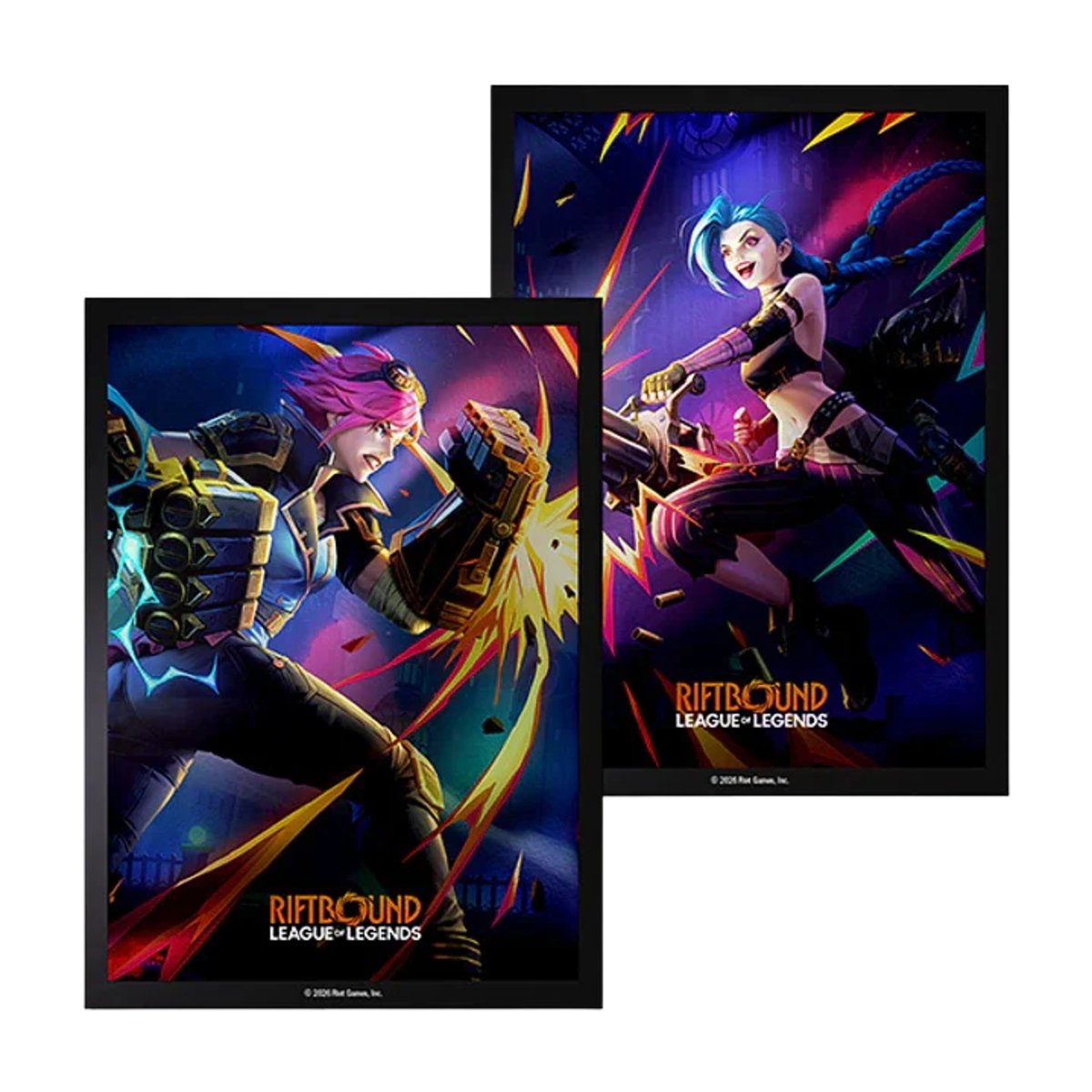 Riftbound: League of Legends TCG - Vendetta Art Sleeves: Vi vs Jinx (100)