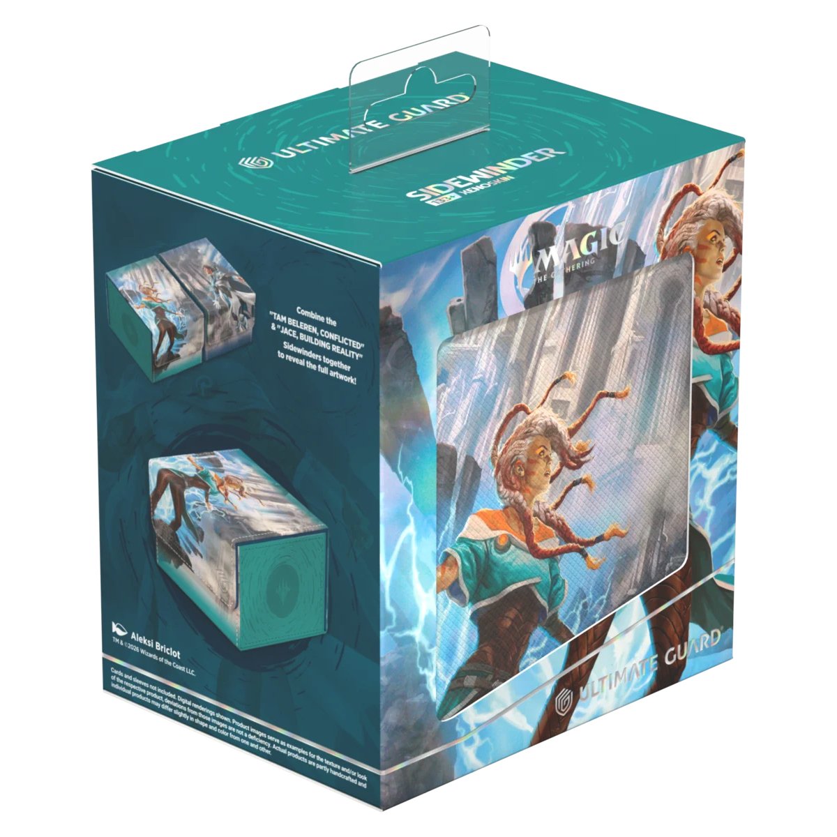 Ultimate Guard Sidewinder 133+ Xenoskin Magic: The Gathering "Reality Fracture" - Tam Beleren, Conflicted