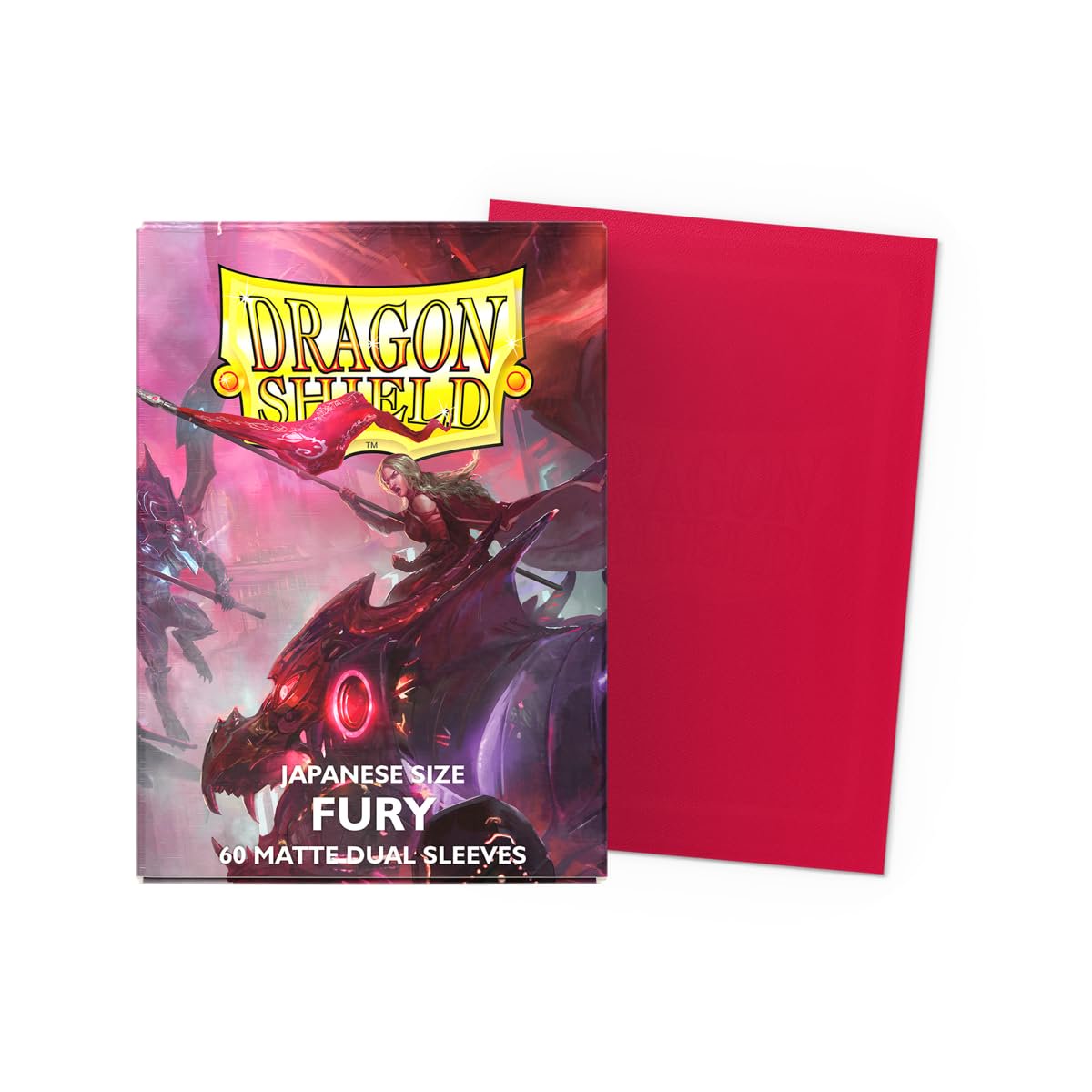 Dragon Shield - Japanese Matte Dual Sleeves: Fury (60 Sleeves)
