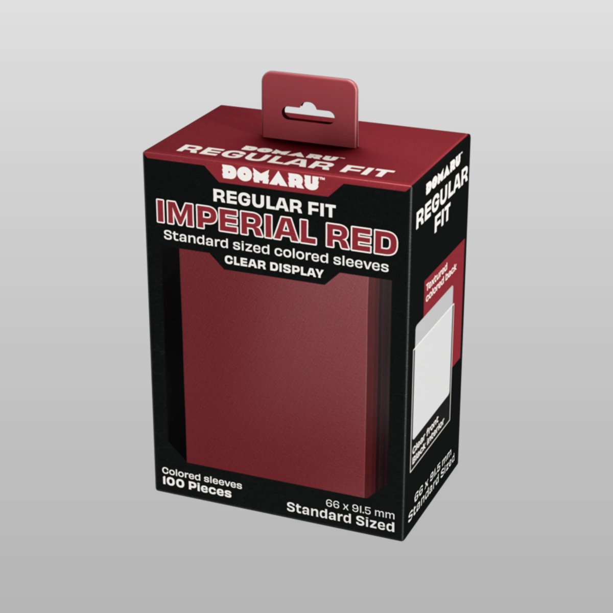 Gatherers' Tavern - DOMARU Regular Fit Standard Sleeves: Imperial Red (100 Sleeves)